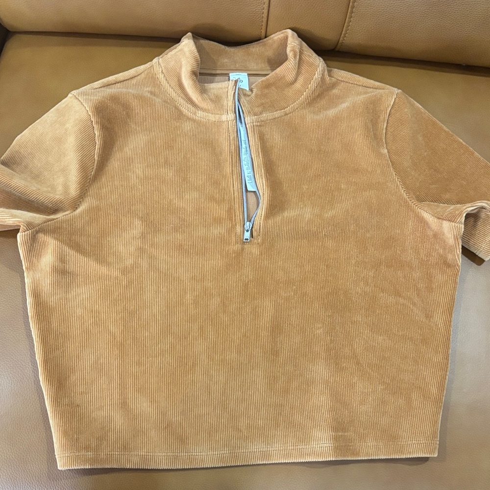 ALO Yoga Micro Corduroy Winter Break Mock Neck - Picture 5 of 6